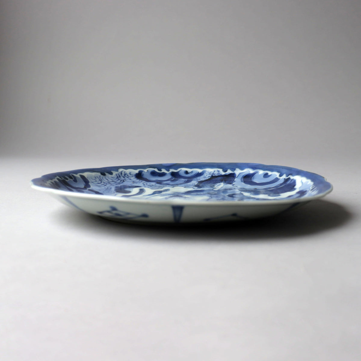 古伊万里染付雲龍図7寸皿 [p0336]【Old IMARI plate】 – 青梵ギャラリー