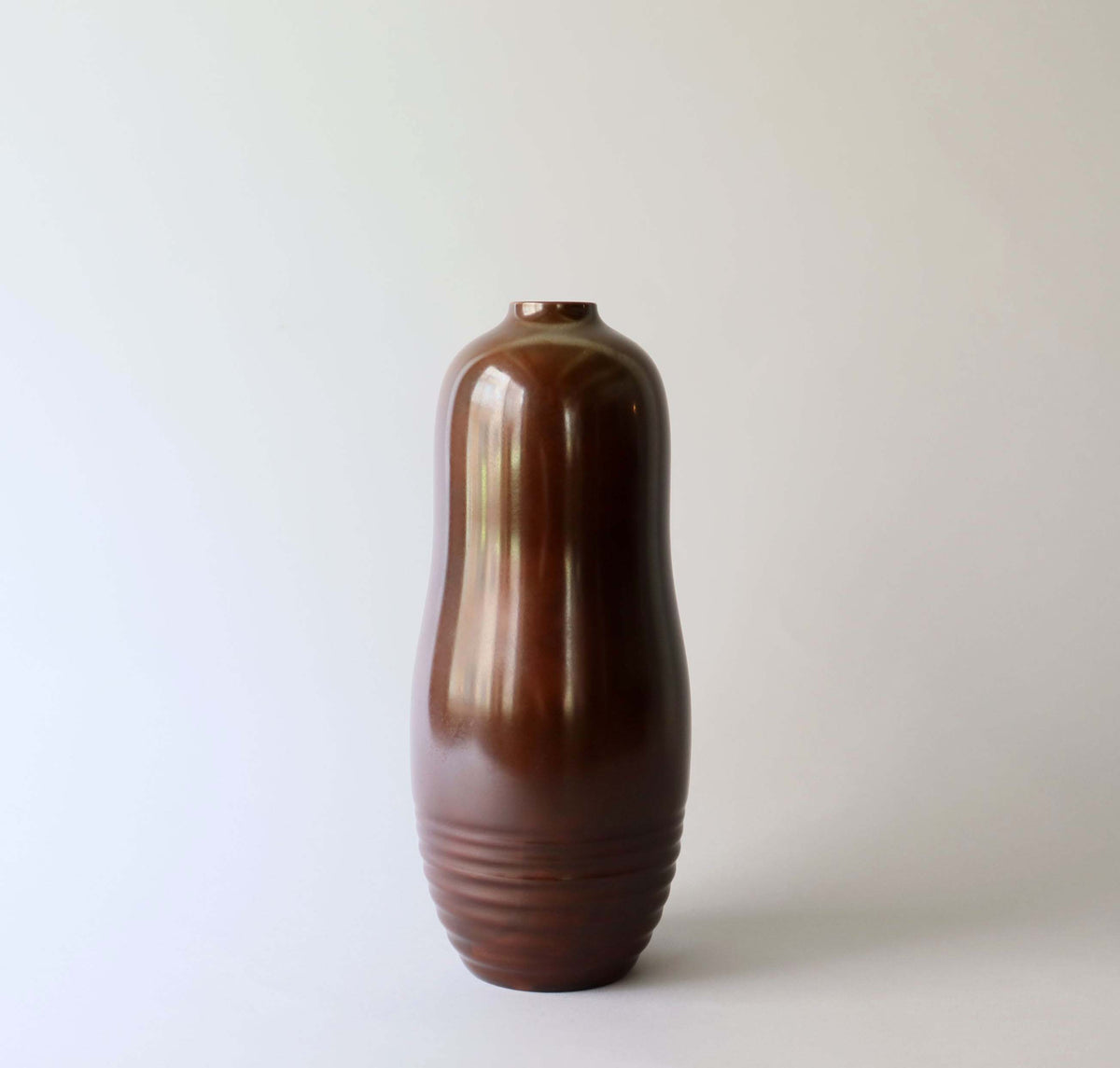 高村豊周/水紋朱銅花入れ【 Bronze vase by TOYOCHIKA TAKAMURA】 [k0441] – 青梵ギャラリー