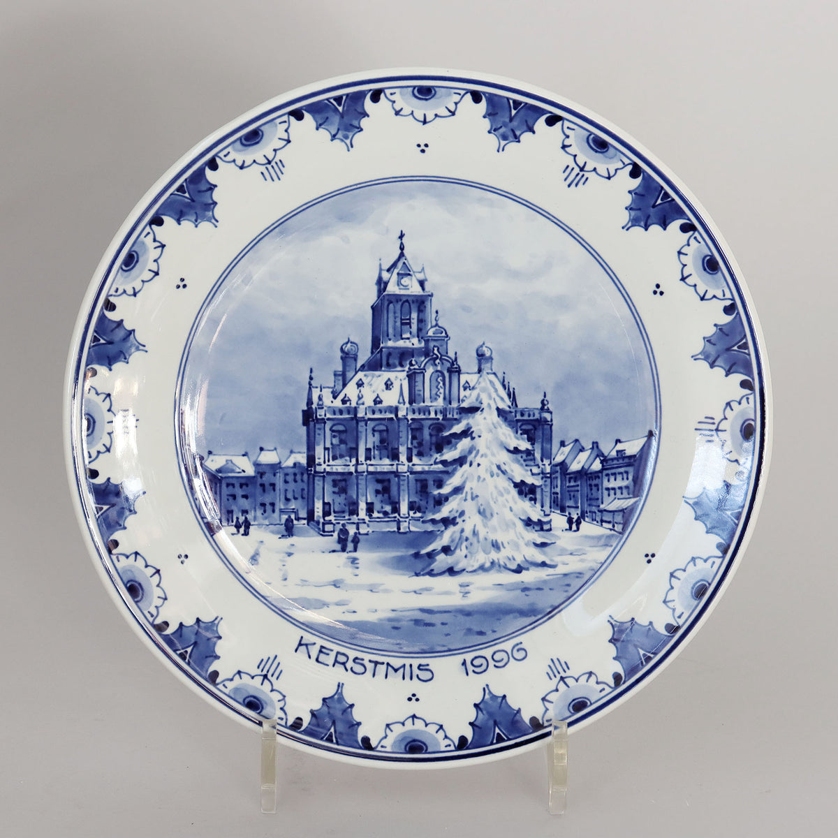 ロイヤルデルフト イヤープレート(25.4cm) 1996年【royal delft year plate 1996】 [DFB96] –  青梵ギャラリー