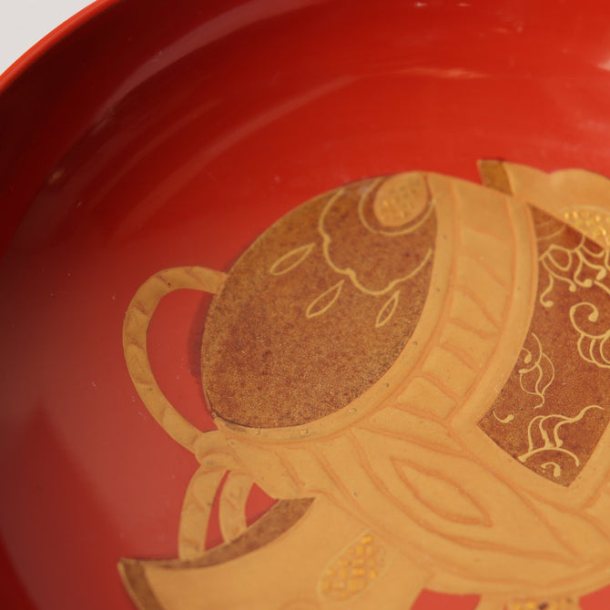 宝尽くし蒔絵椀 5客揃い 【Maki-e Bowl 5-piece Set with auspicious designs of lucky motifs 】[L00010]