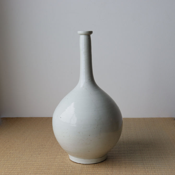 古伊万里白磁 大徳利　【White porcelain OLD IMARI large bottle】[p0324]