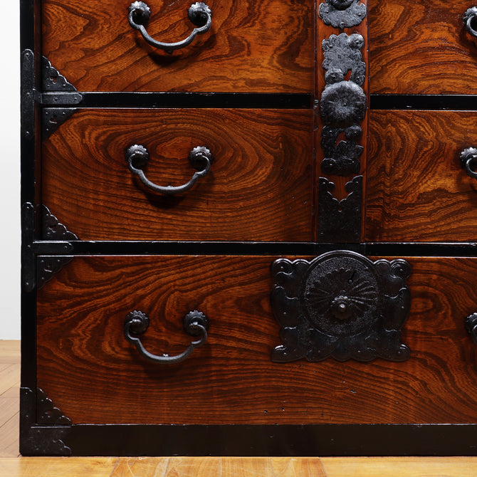 時代箪笥／仙台衣裳箪笥【 SENDAI clothing chest 】 [j1155]Japanese Antique Furniture