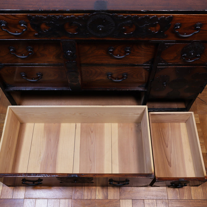 時代箪笥／仙台衣裳箪笥【 SENDAI clothing chest 】 [j1155]Japanese Antique Furniture