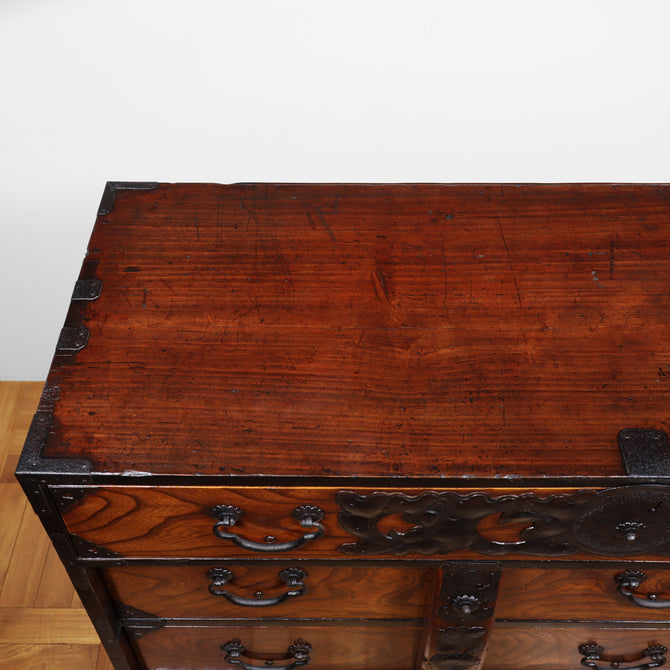 時代箪笥／仙台衣裳箪笥【 SENDAI clothing chest 】 [j1155]Japanese Antique Furniture