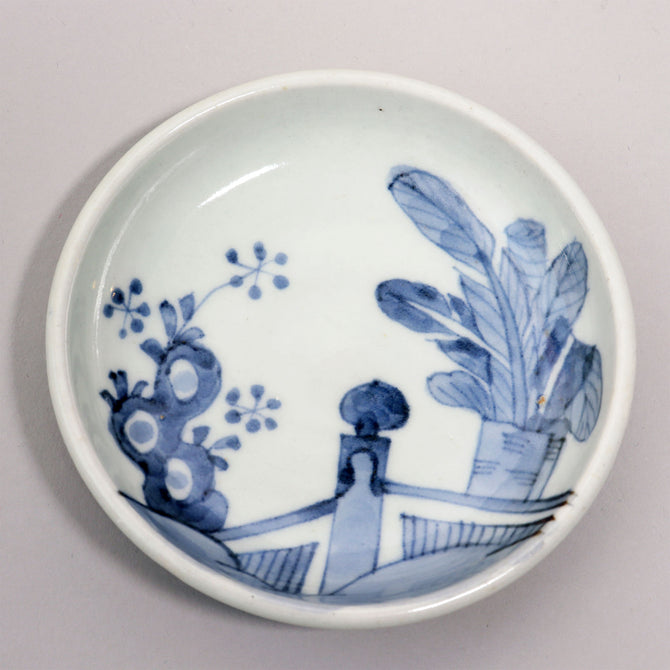 古伊万里染付豆皿５客[p0330]【Old IMARI small plate-5pcs】