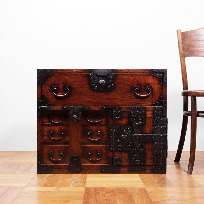 時代箪笥／船箪笥（帳箪笥）【FUNADANSU - sea chest】 [j1158]Japanese Antique Furniture