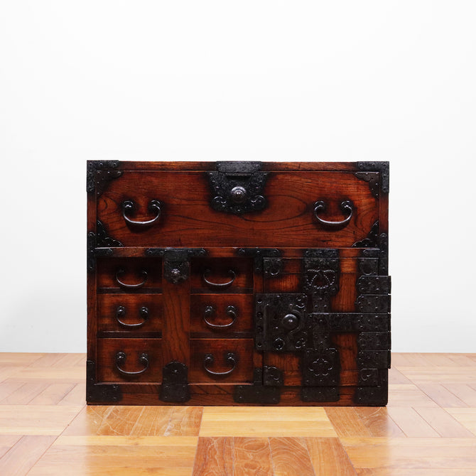 時代箪笥／船箪笥（帳箪笥）【FUNADANSU - sea chest】 [j1158]Japanese Antique Furniture