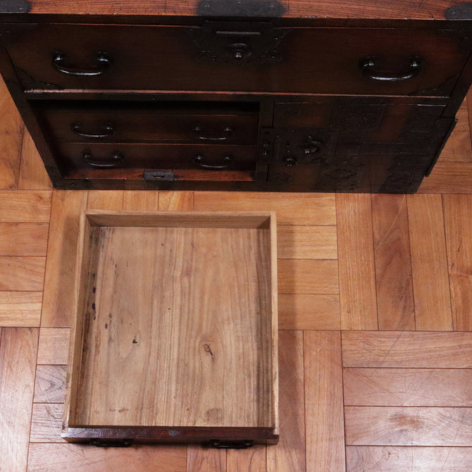 時代箪笥／船箪笥（帳箪笥）【FUNADANSU - sea chest】 [j1158]Japanese Antique Furniture