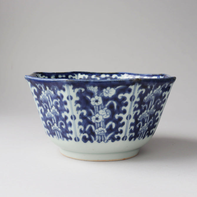 古伊万里染付八角鉢 [p0337]【Old IMARI bowl】 – 青梵ギャラリー