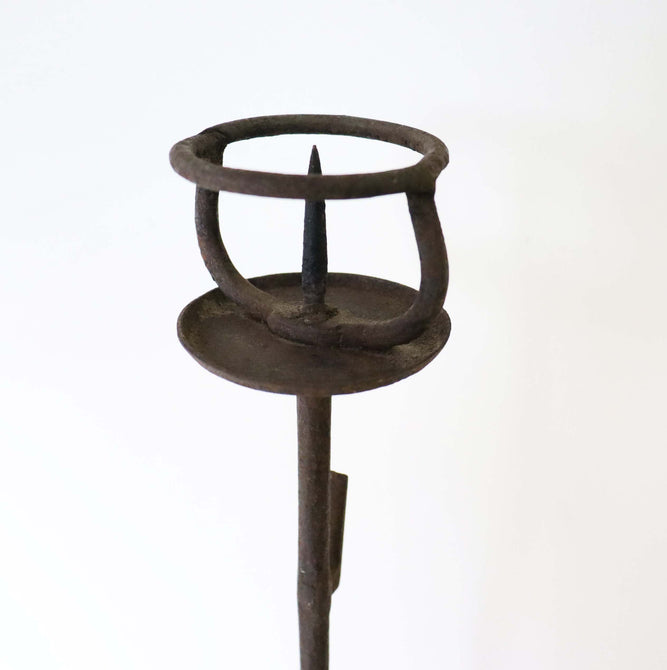 鉄燭台【Iron candle stand】 [s1457]