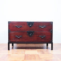 時代箪笥／米沢兜金具衣裳箪笥　スタンド付き【Yonezawa clothing chest with metal stand 】 [j1074]　Japanese Antique Furniture