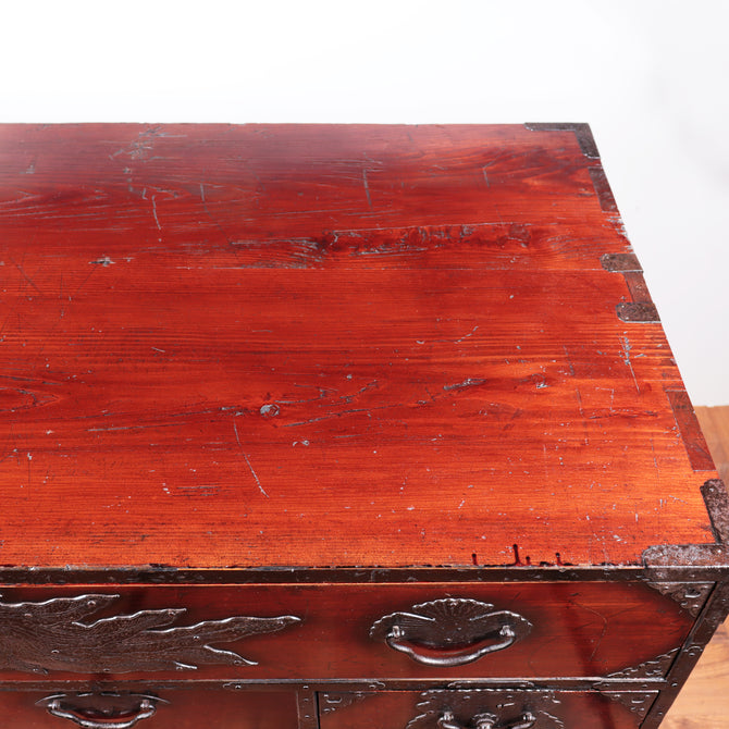 時代箪笥／仙台車箪笥【Sendai wheeled chest】 [j1085]Japanese Antique Furniture